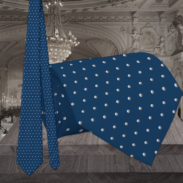 Gravata Casamento De Pinos Azul E Prata Com Marinho Clássi (Criador carregado)