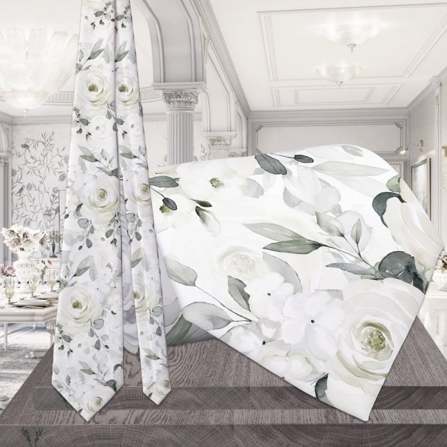 Gravata Casamento de prata de Eucalyptus Rosa 2 no Desdemo (Criador carregado)