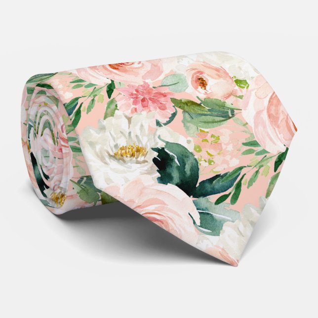 Gravata Casamento de Rosas Rosa Espelhadas do ArtsApp H2 (Rolled)
