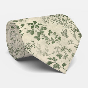 Gravata Casamento de Vintage Herb Garden Botânica