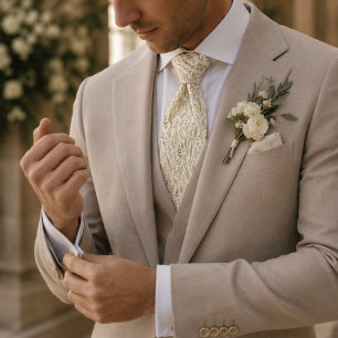 Gravata Casamento Elegante no Prado de Trigo
