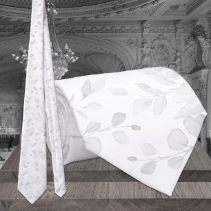 Gravata Casamento Eucalyptus De Branco Pouco Ali