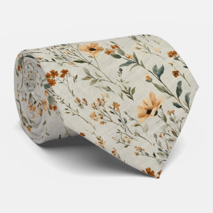 Gravata Casamento Floral de Elegância de Flor Selvagem de 