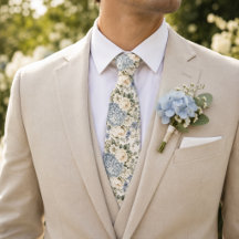 Casamento Floral de Hortênsia Azul Empoeirado