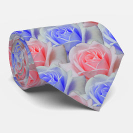Gravata Casamento Floral de Rosas Vermelhos Elegantes e Pó