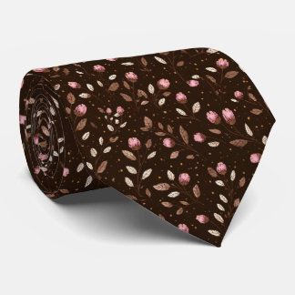 Gravata Casamento Floral Marrom Borgonha Groomsmen Noivo
