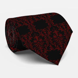 Gravata Casamento Gótico Red Small Acanthus