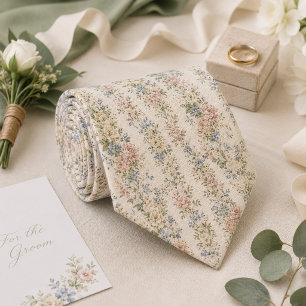 Gravata Casamento no Jardim Inglês Romântico