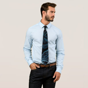 Gravata Casamento Rustic Denim Blue Jeans