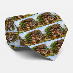 Gravata casas de meia-forra em Petite France, Estrasburgo,