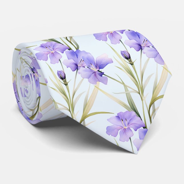 Gravata Casual Flores Silvestres Boho (Rolled)