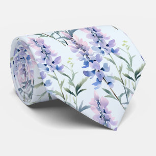 Gravata Casual Flores Silvestres Boho Escritório