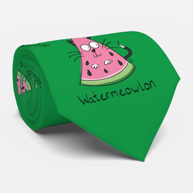 Gravata Cat Watermelon Cute Kid (Rolled)