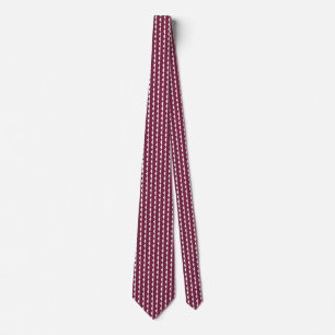 Gravata Catar Flag Honeycomb Tie