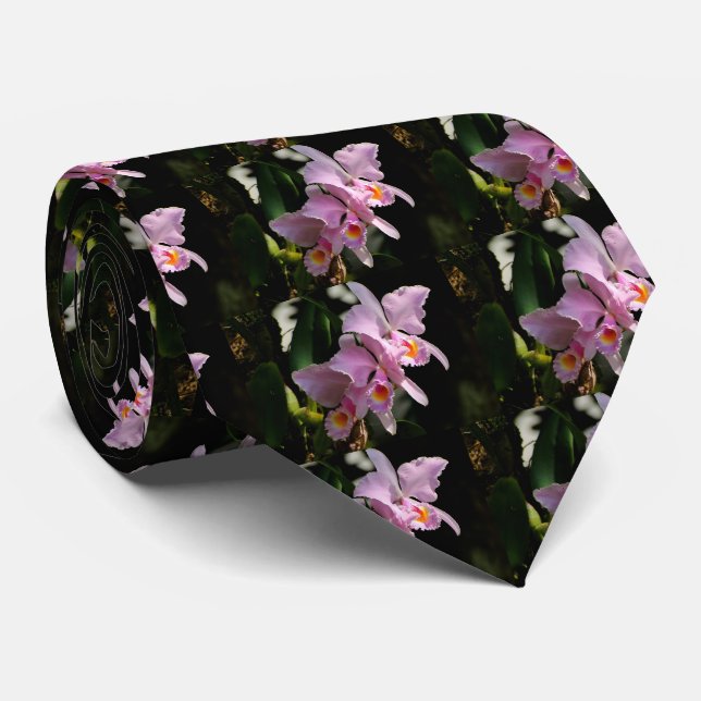 Gravata Cattleya Trianae Men's Tie (Rolled)