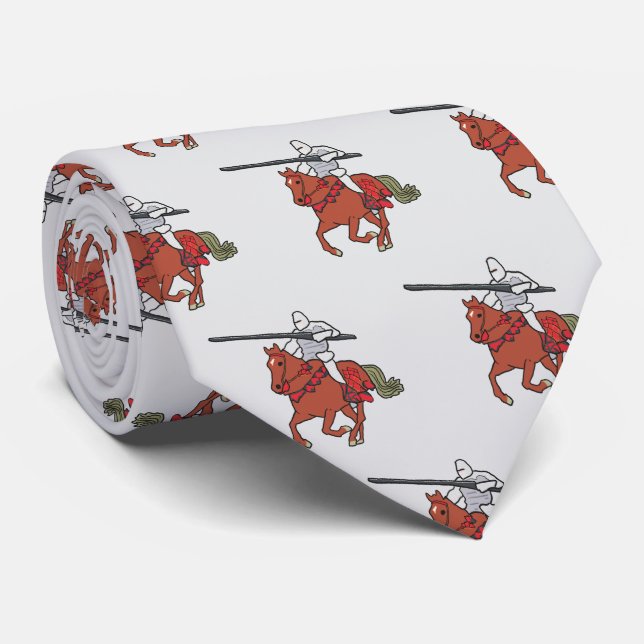 Gravata Cavaleiro Justador (Rolled)
