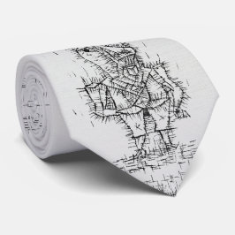 Gravata Cavalete Klee em Negrito – Abstrato em Tinta
