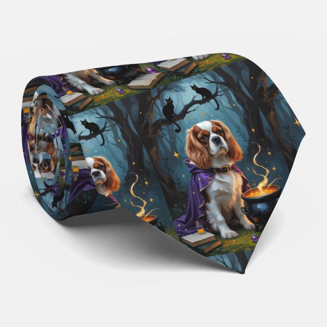 Gravata Cavalier King Charles Spaniel Caprichoso de Hallow (Rolled)