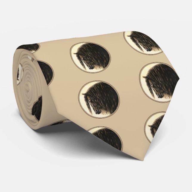 Gravata Cavalo Frísia Draft (Rolled)