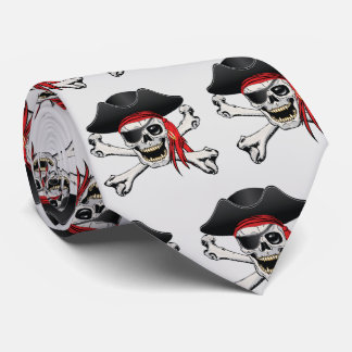 Gravata Caveira Pirata