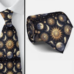 Gravata Celestial Pattern Diamond<br><div class="desc">Celestial Sun, Moon, Planet & Stars Necktie Bring the cosmos to your wardrobe with this striking celestial-themed necktie. Featuring intricate sun, moon, planet, and star motifs, this tie blends celestial wonder with sophisticated style. Perfect for those who love astronomy, astrology, or just want to add a unique statement piece to...</div>