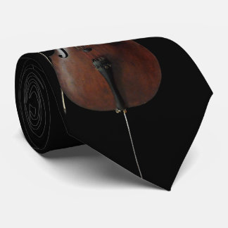 Gravata Cello Tie a Preto (ou cor personalizada)
