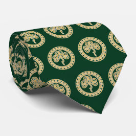 Gravata Celtic Knot Shamrock