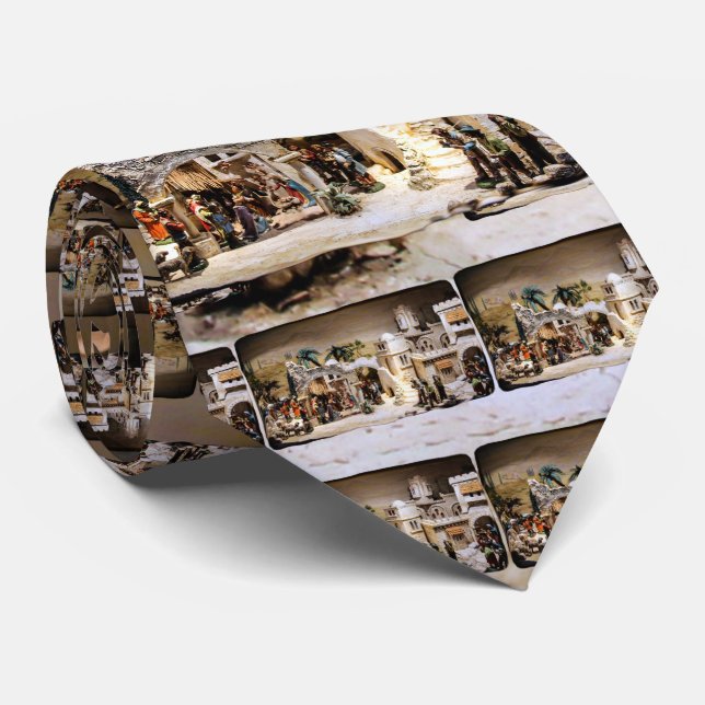 Gravata Cena da natividade Setup para o Natal (Rolled)