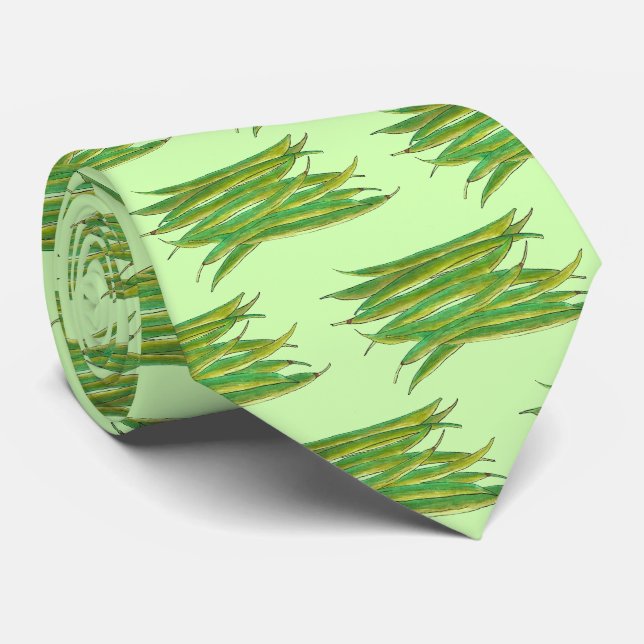 Gravata Cereais Verdes Longos Vegggies Hortícolas Veg (Rolled)