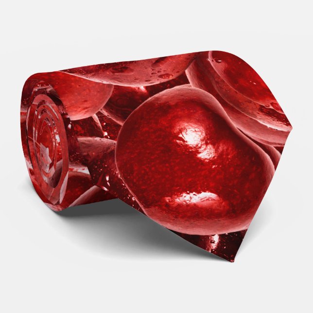 Gravata Cerejas Doce (Rolled)