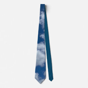 Gravata Céu azul nublado