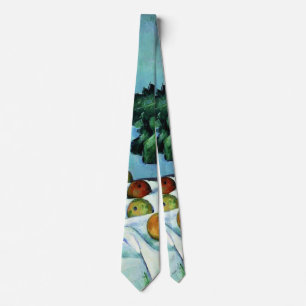 Gravata Cezanne - Vida Estática com Maçãs e Primroses