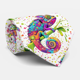 Gravata Chameleon Paint mantém estilo aquarela