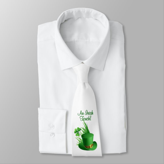 Gravata Chapéu de Cravo de Leprechaun Personalizado na Gra (Amarrado)