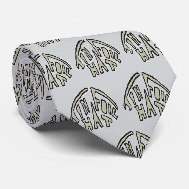 Gravata Chapéu de Papel Alumínio (Rolled)