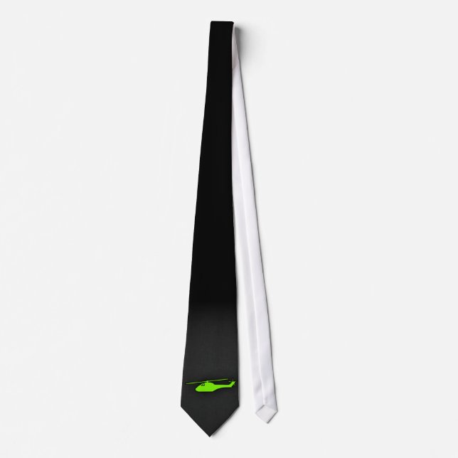 Gravata Chartreuse, Helicóptero Verde Neon (Frente)