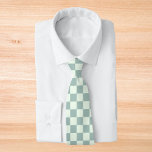 Gravata Checkerboard Opal e Honeydew<br><div class="desc">Checkerboard Opal e Honeydew</div>
