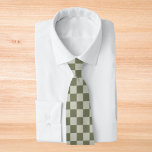 Gravata Checkerboard verde de sábado<br><div class="desc">Checkerboard verde de sábado</div>