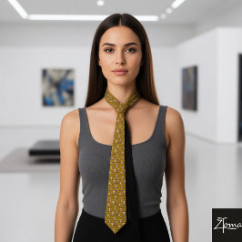 Gravata Cheeky Monkey Pattern