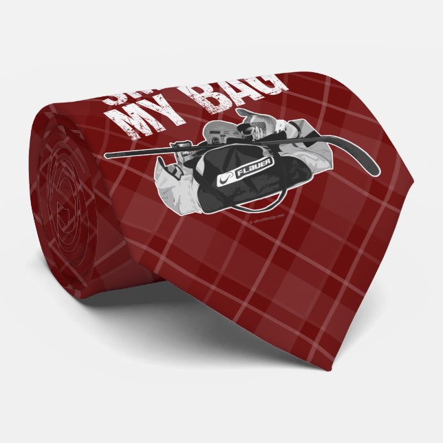 Gravata Cheire a minha bolsa (tench de hóquei) (Rolled)