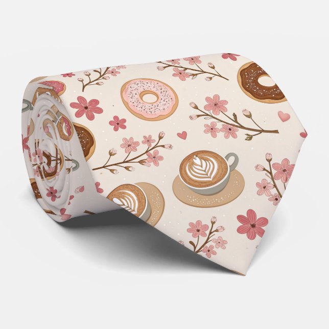 Gravata Cherry Blossom Coffee Cozy Pattern (3) (Rolled)