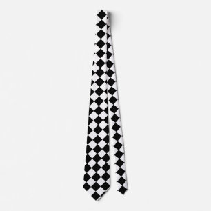 Gravata Chess Club Checkered Neck Tie