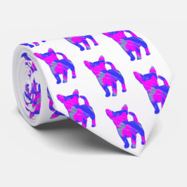 Gravata Chihuahua Cachorro Cor-de-rosa Colheita Branca