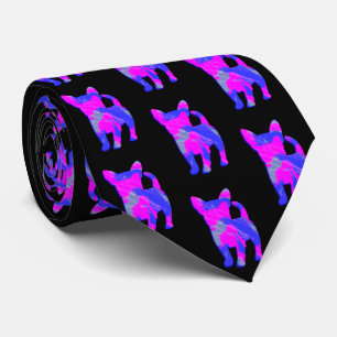Gravata Chihuahua Dog Pink Silhouette Black Neck