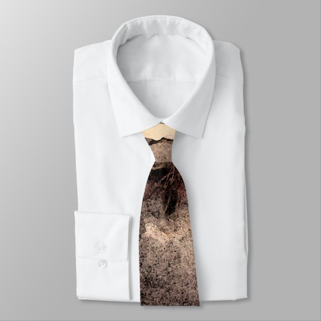 Gravata Chique de Flor de Amêndoa (Amarrado)