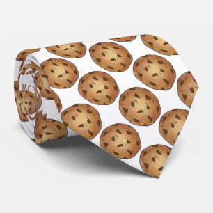 Gravata Chocolate Chip Cookie Foodie Tie