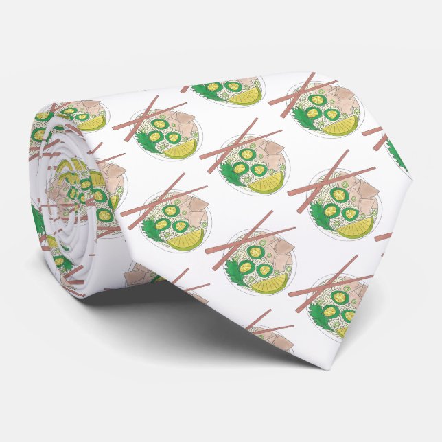 Gravata Chopsticks de macarrão de galinha Comida vietnamit (Rolled)