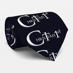 Gravata Christian 1rua. Marinho azul