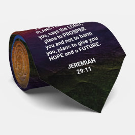 Gravata Christian, CONHEÇO OS PLANOS Jeremiah 29:11 Monogr