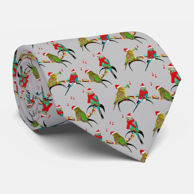 Gravata Christmas Budget Frenzy Tie (Cinza) (Rolled)